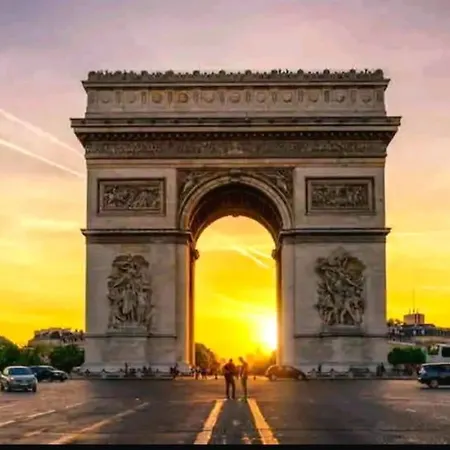 Champs-Elysees - Arc De Triomphe - 2 Pieces - 4P Paris Extérieur photo